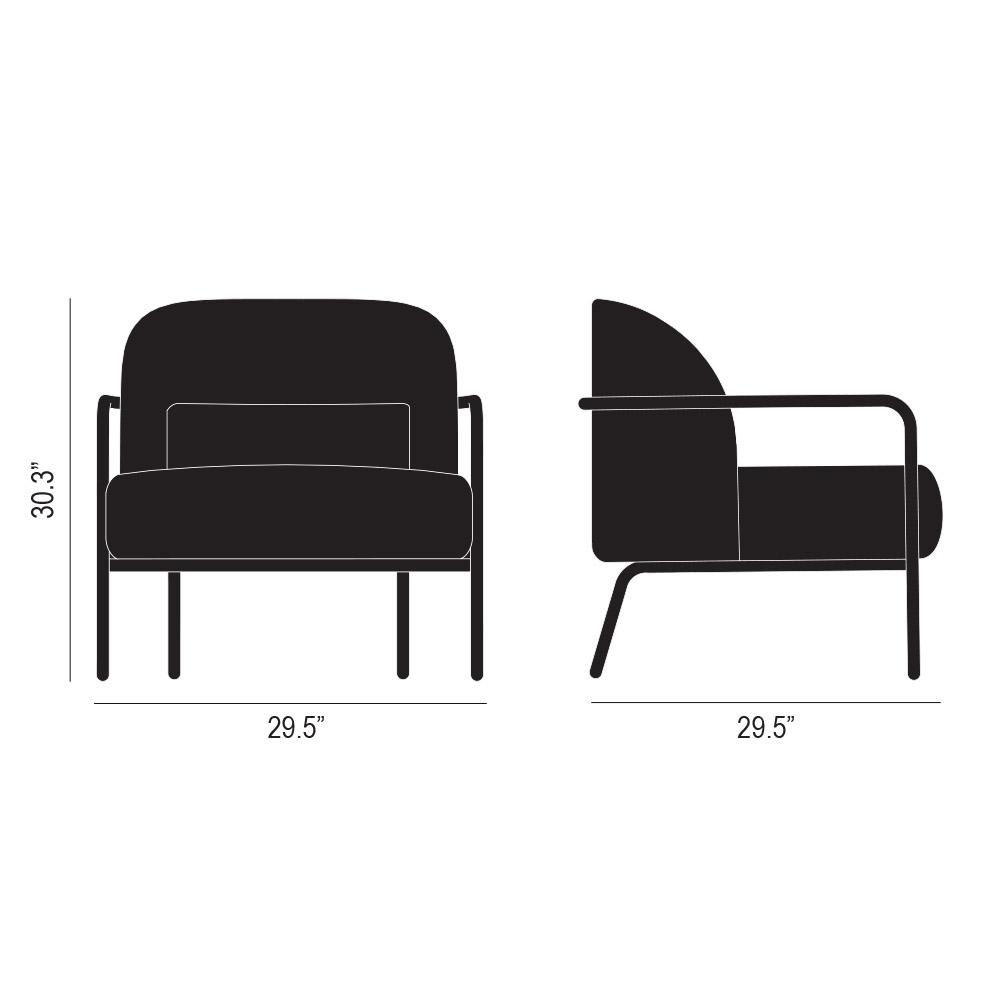 Circa Lounge Chair Dimensions