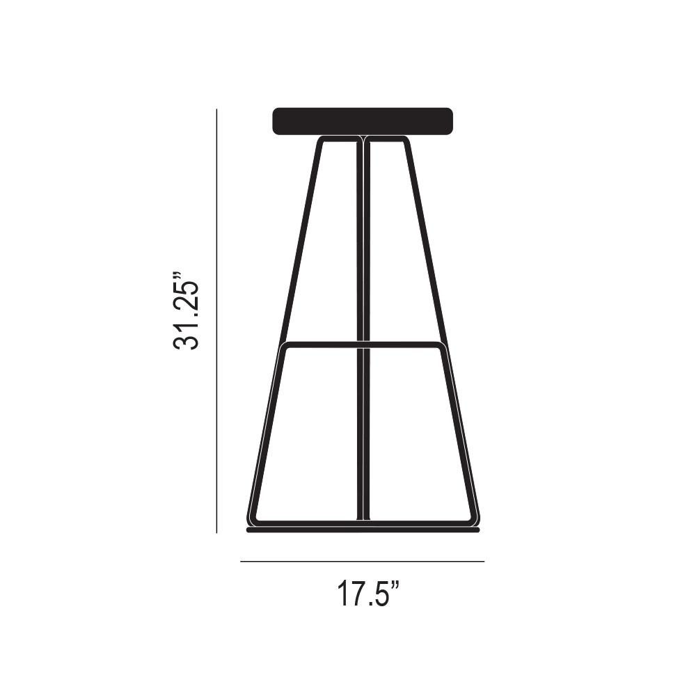 Delta Bar Stool Dimensions