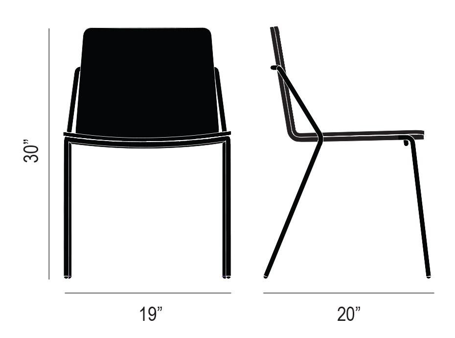 Sling Dining Chair Dimensions