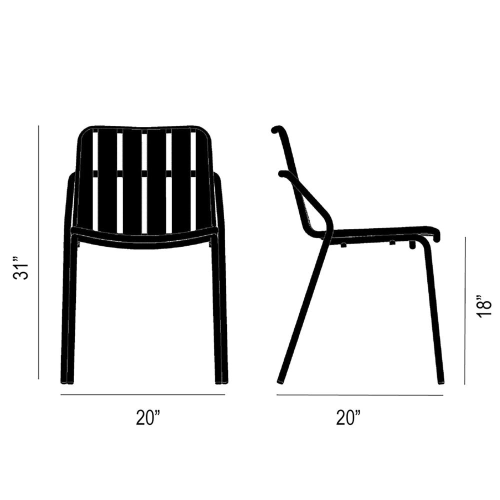 Sling Outdoor Chair Dimensions