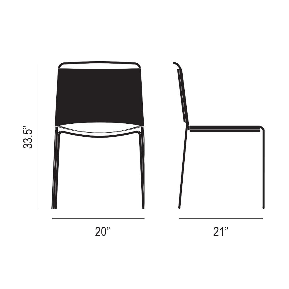 Trace Dining Chair Dimensions